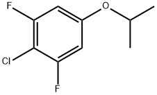 2-Chloro-1,3-difluoro-5-isopropoxybenzene Structure