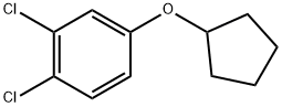 1,2-Dichloro-4-(cyclopentyloxy)benzene Structure