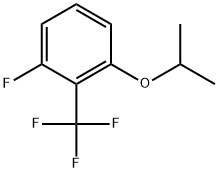 1-Fluoro-3-(1-methylethoxy)-2-(trifluoromethyl)benzene Structure