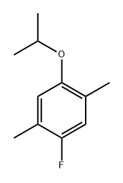 1-fluoro-4-isopropoxy-2,5-dimethylbenzene 구조식 이미지