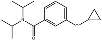 3-(Cyclopropyloxy)-N,N-bis(1-methylethyl)benzamide Structure