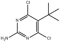 5-(tert-Butyl)-4,6-dichloropyrimidin-2-amine Structure