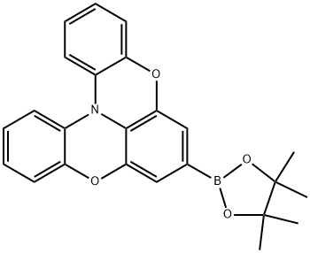 [1,4]Benzoxazino[2,3,4-kl]phenoxazine, 7-(4,4,5,5-tetramethyl-1,3,2-dioxaborolan-2-yl)- Structure