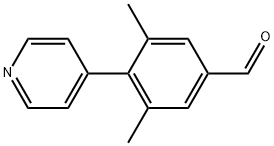 3,5-Dimethyl-4-(pyridin-4-yl)benzaldehyde Structure