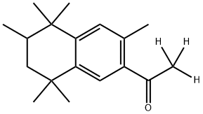 (±)-Tonalide-d3 (acetyl-d3) Structure