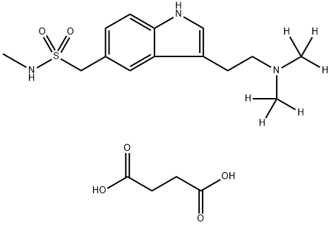 SUMATRIPTAN-D6 HEMISUCCINATE Structure