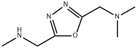 1,3,4-Oxadiazole-2,5-dimethanamine, N2,N2,N5-trimethyl- Structure