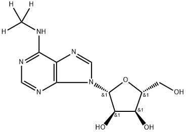 [2H3]-N6-Methyladenosine Structure