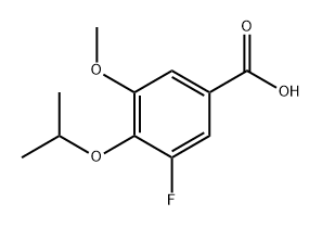 3-Fluoro-4-isopropoxy-5-methoxybenzoic acid 구조식 이미지