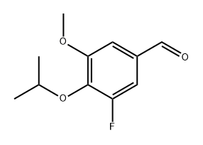 3-Fluoro-4-isopropoxy-5-methoxybenzaldehyde Structure