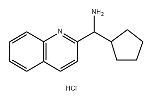 Cyclopentyl(quinolin-2-yl)methanamine Structure