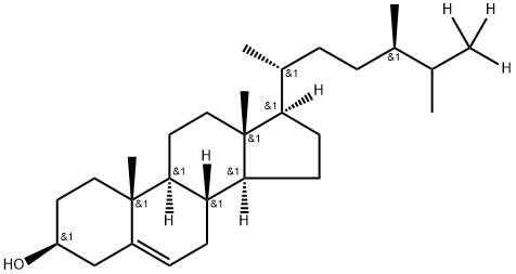 Ergost-5-en-26,26,26-d3-3-ol, (3β,24R)- Structure