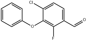 4-Chloro-2-fluoro-3-phenoxybenzaldehyde 구조식 이미지