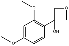 3-(2,4-dimethoxyphenyl)oxetan-3-ol Structure