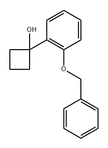 1-(2-(benzyloxy)phenyl)cyclobutanol Structure