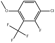 1-Chloro-2-fluoro-4-methoxy-3-(trifluoromethyl)benzene Structure