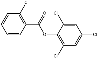 2,4,6-Trichlorophenyl 2-chlorobenzoate Structure