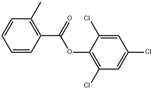 2,4,6-Trichlorophenyl 2-methylbenzoate Structure