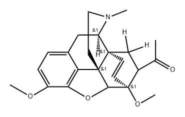 Salt of 1-[(5α,6β,14β,18S)-3,6-dimethoxy-17-methyl-7,8-didehydro-18,19-dihydro-4,5-epoxy-6,14-ethenomorphinan-18-yl]ethanone and tartaric acid (1:1) Structure