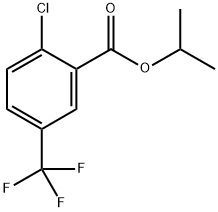 isopropyl 2-chloro-5-(trifluoromethyl)benzoate Structure