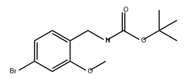 tert-Butyl 4-bromo-2-methoxybenzylcarbamate Structure