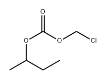 Chloromethyl 1-methylpropyl carbonic acid ester 구조식 이미지