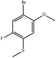 (4-bromo-2-fluoro-5-methoxyphenyl)(methyl)sulfane Structure