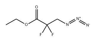 ethyl 3-azido-2,2-difluoropropanoate 구조식 이미지