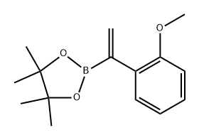 2-(1-(2-Methoxyphenyl)vinyl)-4,4,5,5-tetramethyl-1,3,2-dioxaborolane Structure