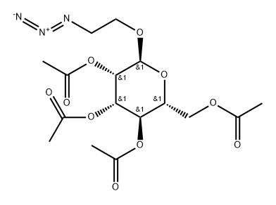  2-Azidoethyl 2,3,4,6-tetra-O-acetyl-alpha-D-mannopyranoside 구조식 이미지