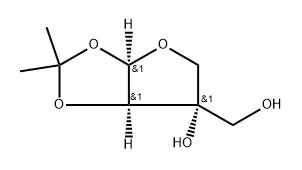 1,2-O-Isopropylidene-b-L-apiose Structure