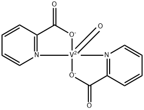 Oxobis(picolinato)vanadium 구조식 이미지