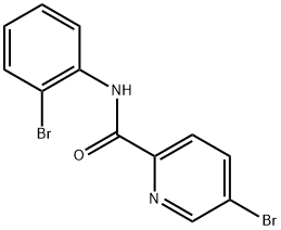 5-Bromo-N-(2-bromophenyl)picolinamide Structure