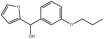 furan-2-yl(3-propoxyphenyl)methanol Structure