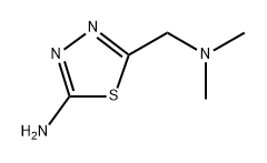 1,3,4-Thiadiazole-2-methanamine, 5-amino-N,N-dimethyl- 구조식 이미지