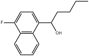 α-Butyl-4-fluoro-1-naphthalenemethanol Structure