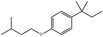 1-(1,1-Dimethylpropyl)-4-(3-methylbutoxy)benzene Structure