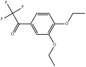 1-(3,4-Diethoxyphenyl)-2,2,2-trifluoroethanone Structure