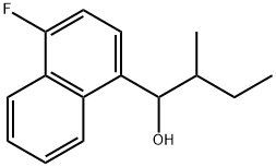 4-Fluoro-α-(1-methylpropyl)-1-naphthalenemethanol Structure