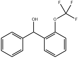 phenyl(2-(trifluoromethoxy)phenyl)methanol Structure