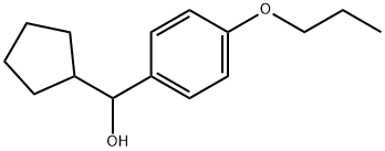 α-Cyclopentyl-4-propoxybenzenemethanol Structure