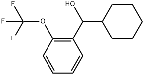 α-Cyclohexyl-2-(trifluoromethoxy)benzenemethanol Structure