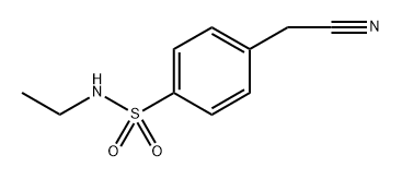 4-(Cyanomethyl)-n-ethylbenzenesulfonamide Structure