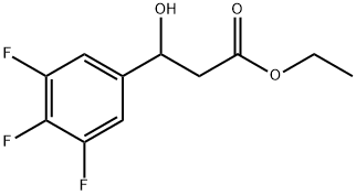 Ethyl 3,4,5-trifluoro-β-hydroxybenzenepropanoate Structure