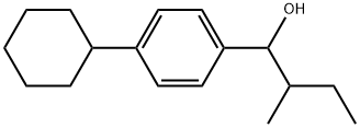 4-Cyclohexyl-α-(1-methylpropyl)benzenemethanol Structure