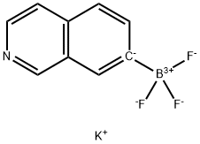 potassium trifluoro(isoquinolin-7-yl)borate Structure