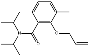 3-Methyl-N,N-bis(1-methylethyl)-2-(2-propen-1-yloxy)benzamide Structure