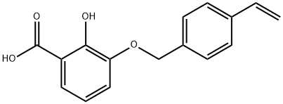 3-[(4-Ethenylphenyl)methoxy]-2-hydroxybenzoic acid Structure