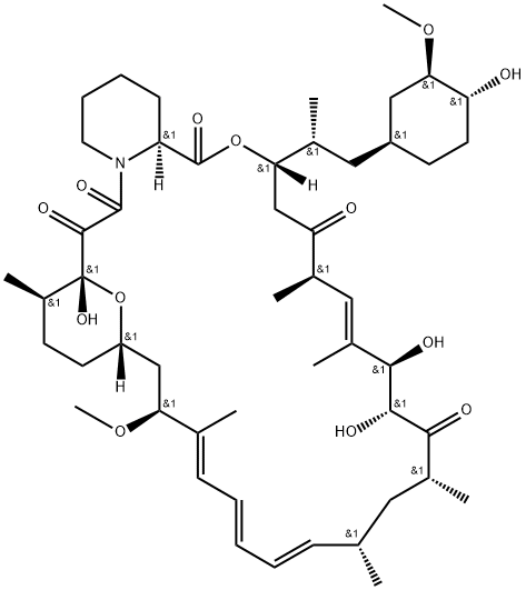 Rapamycin, 32-O-demethyl- Structure