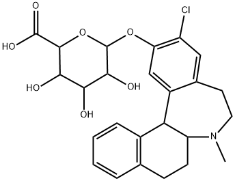 Ecopipam O-β-D-glucuronide Structure